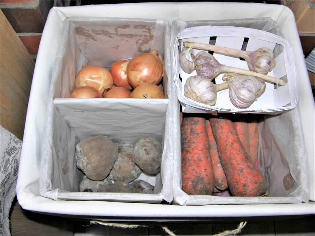 Organized Root Vegetables