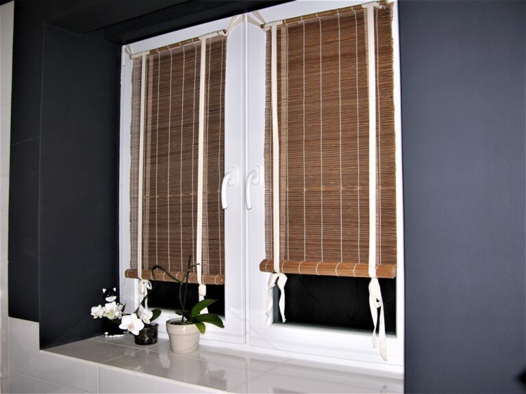 How to install DIY Bamboo Blinds without Screws