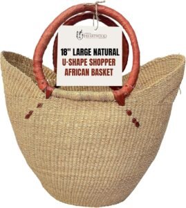 Africa-Heartwood-Project-Deluxe-Large-Natural-African-Shopping-Basket-with-Leather-Handle