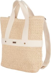 Roxy Woven Straw Backpack