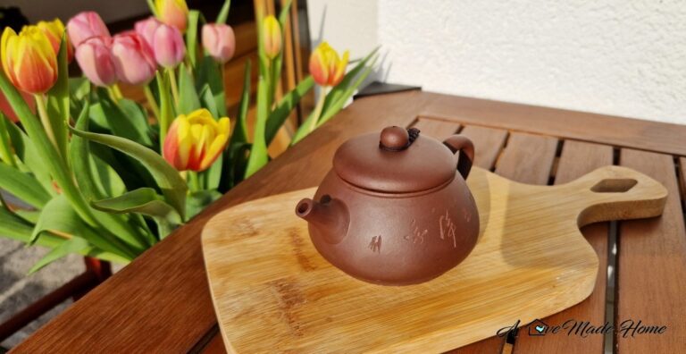 Yixing Purple Clay Carved Teapot